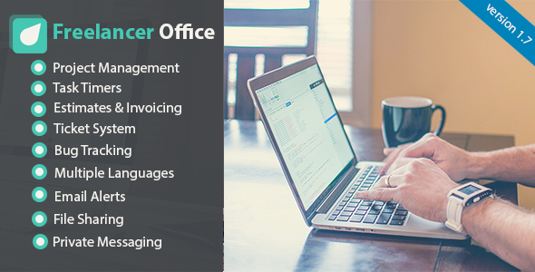 اسکرپت مدیریت پروژه Freelancer Office نسخه 1.7.4