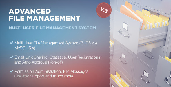اسکریپت مدیریت فایل Advanced File Management نسخه 3.0