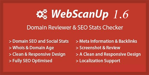 اسکریپت آنالیز Seo وب سایت با WebScanUP نسخه 1.6 