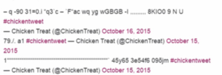 مرغی که توئیت می کند2