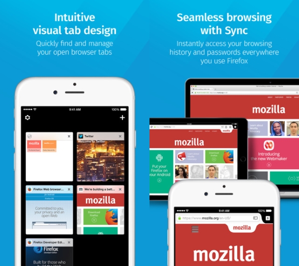 انتشار نسخه نهایی فایرفاکس برای IOS