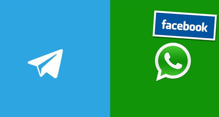 واتس اپ در برابر تلگرام