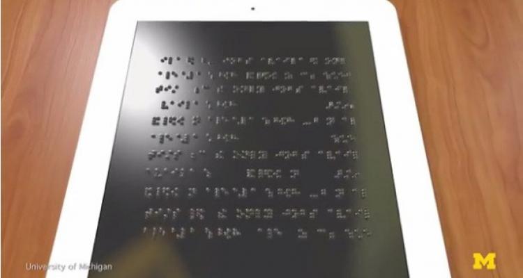 تبلتی بریل برای نابینایان