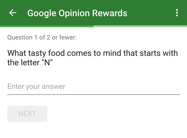 نظرخواهی گوگل از کاربرانش