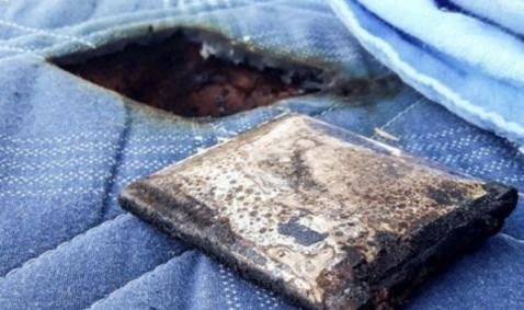 انفجار گوشی سامسونگ