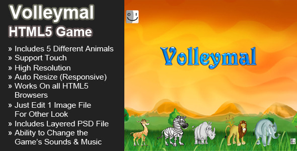 اسکریپت بازی والیبال حیوانات Volleymal نسخه 1.1