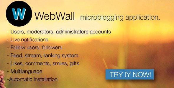 اسکریپت راه اندازی میکروبلاگ WebWall نسخه 1.1