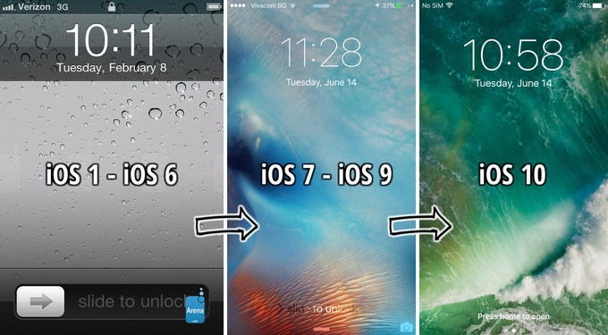 تغییر قفل اسکرین در IOS 10