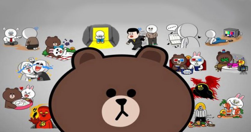 درآمد لاین از فروش استیکر