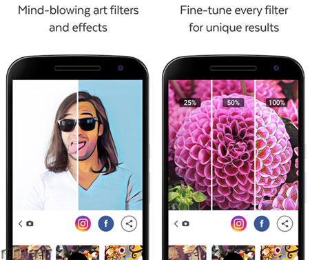 نسخه اندروید Prisma