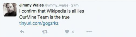 هک شدن توئیتر موسس ویکی پدیا1