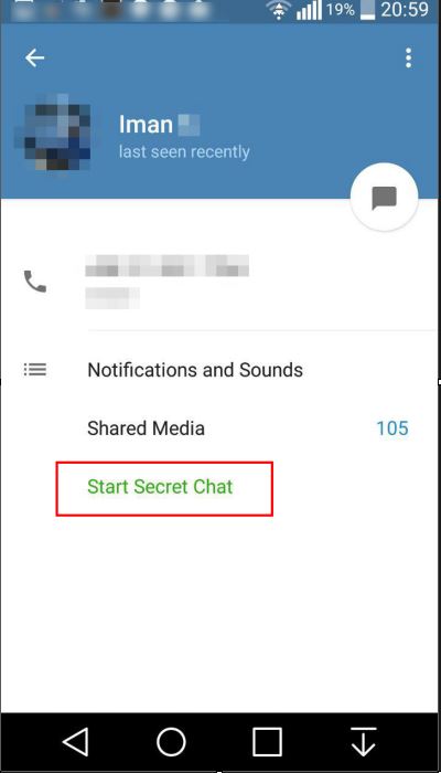 لزوم استفاده از Secret Chat در تلگرام