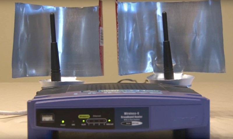 افزایش قدرت وای فای با قوطی نوشابه