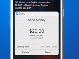 امکان ارسال پول از طریق صوت