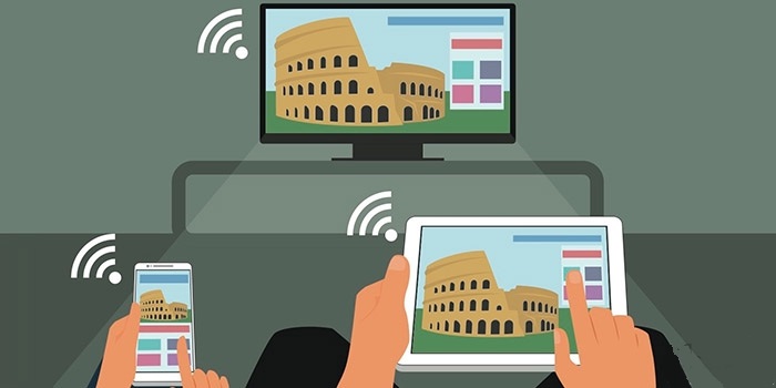 اندروید تلفن همراه در قاب تلویزیون!