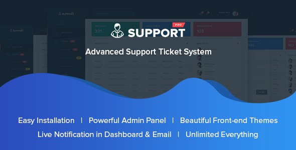 اسکریپت ارسال تیکت و پشتیبانی مشتریان SupportPro