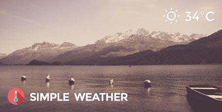نمایش وضعیت آب و هوا در وردپرس با افزونه Simple Weather