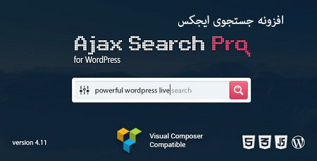 افزونه ایجاد فرم جستجوی ایجکس در وردپرس Ajax Search Pro