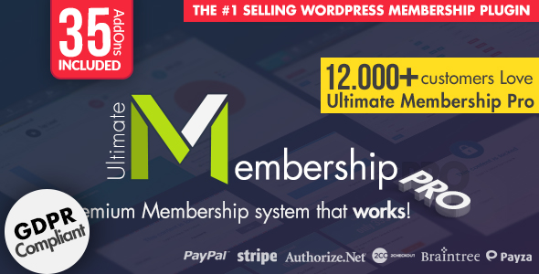افزونه عضویت ویژه برای وردپرس Ultimate Membership Pro