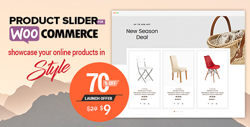 افزونه اسلایدر محصولات ووکامرس Product Slider For WooCommerce
