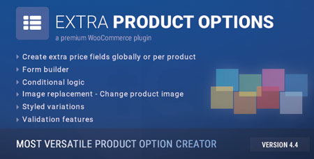 افزونه ساخت گزینه های دلخواه ووکامرس WooCommerce Extra Product Options