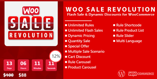 افزونه شمارنده معکوس تخفیف ووکامرس Woo Sale Revolution