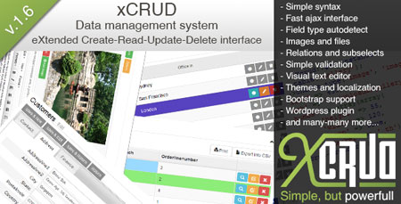 اسکریپت مدیریت اطلاعات xCRUD