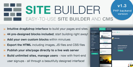 ساخت قالب سایت به صورت آنلاین با اسکریپت SiteBuilder Lite