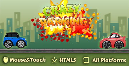 اسکریپت بازی آنلاین HTML پارکینگ دیوانه Crazy Parking