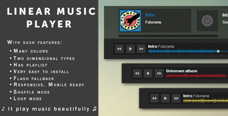 اجرای موسیقی آنلاین در وب سایت با اسکریپت Linear Music Player